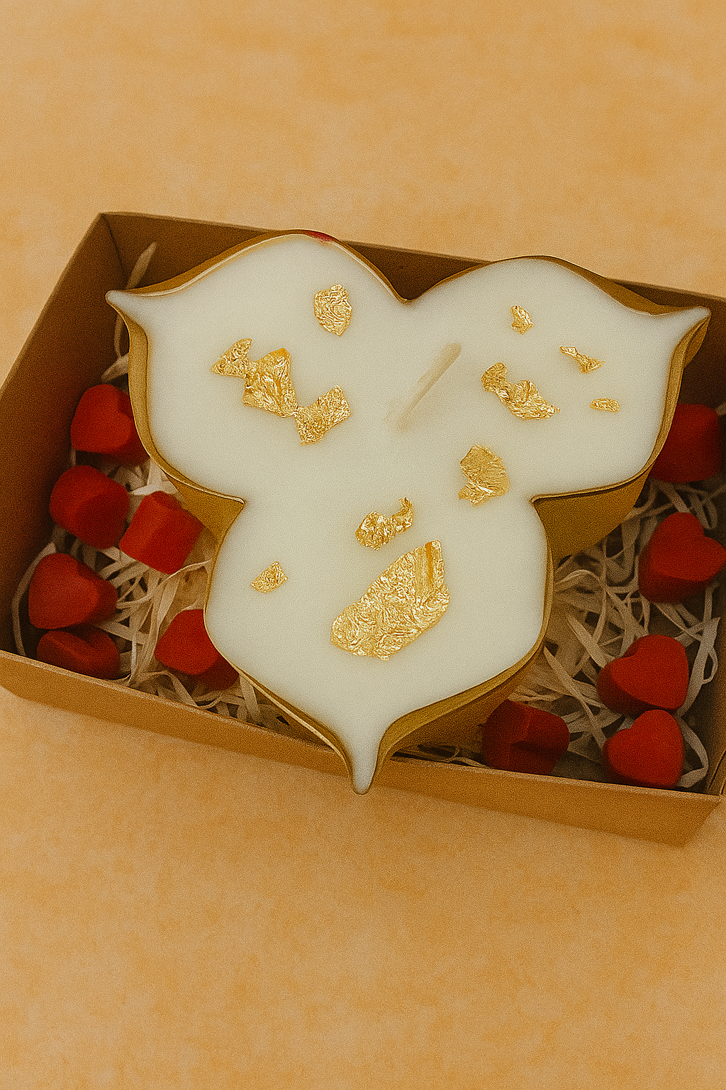 Golden Blossom Candle